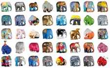 Alle Elefanten, die in Trier zu sehen sind. Foto: Elephant Expo / Collage: Christian Jöricke