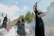 "STX – die Trommler der Apokalypse" aus den Niederlanden treten auch bei "ars ante porta" auf. Foto: Promo