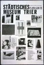 Plakat für die Ausstellung der Klasse von Joseph Beuys im Städtischen Museum Simeonstift. Foto: Stadtmuseum Simeonstift