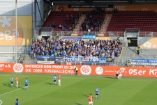Rund 300 Trierer Fans unterstützten ihr Team in Mainz. Foto: Jörn Pelzer