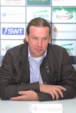 Vorstand Sascha Beitzel konnte mit etwas Verspätung bekanntgeben, dass die TBB die Lizenz für die BBL erhalten hat. Archiv-Foto: Christian Jöricke