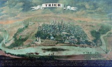 Matthias Ruben: Ansicht der Stadt Trier (Ölgemälde, 1778). Foto: Stadtmuseum Simeonstift